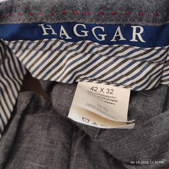 Haggar Men's Khaki Chinos - Picture 3 of 3